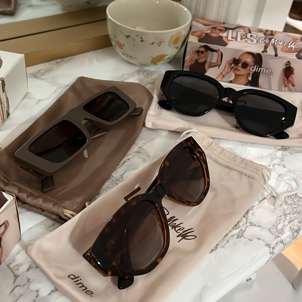 NEW LES DO MAKEUP x DIME SUNGLASSES